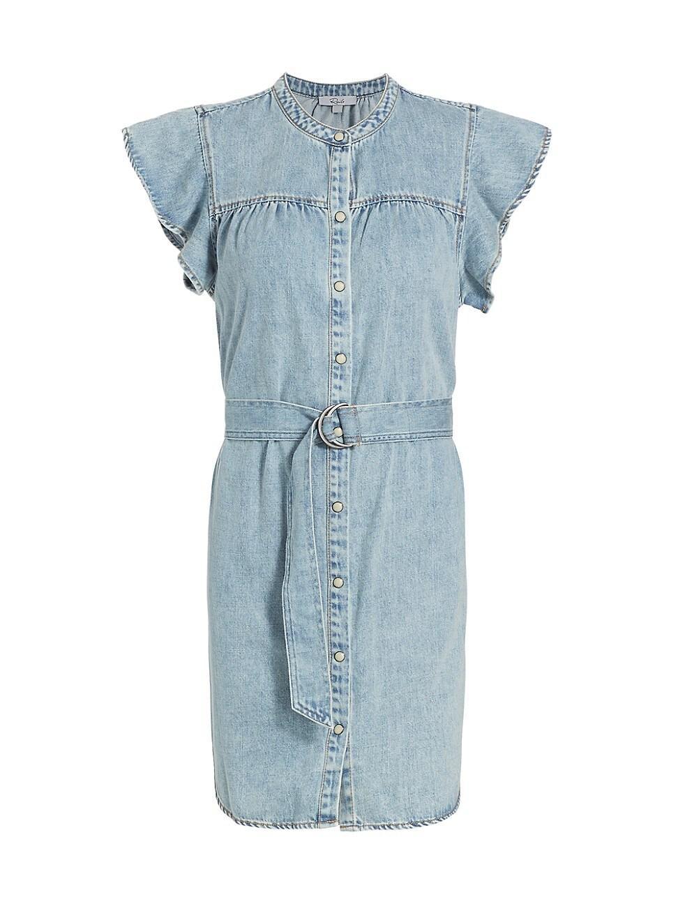 Womens Letta Denim Minidress Product Image