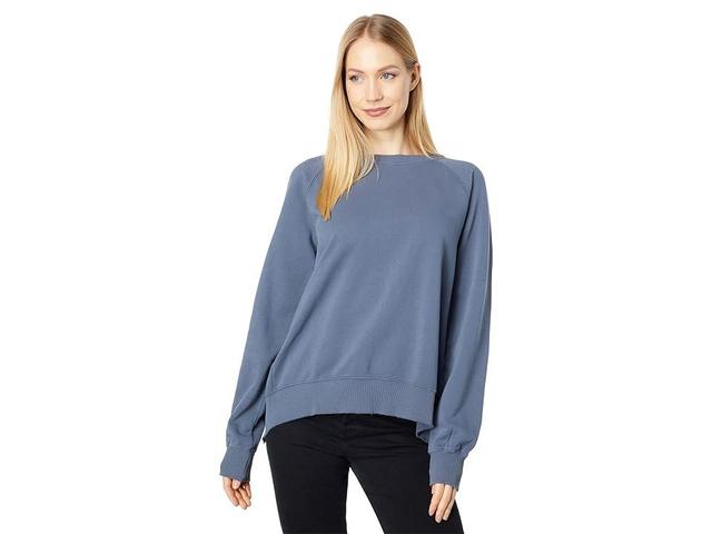 Mod-o-doc French Terry Crisscross Back Sweatshirt (Magnetic) Women's Clothing Product Image