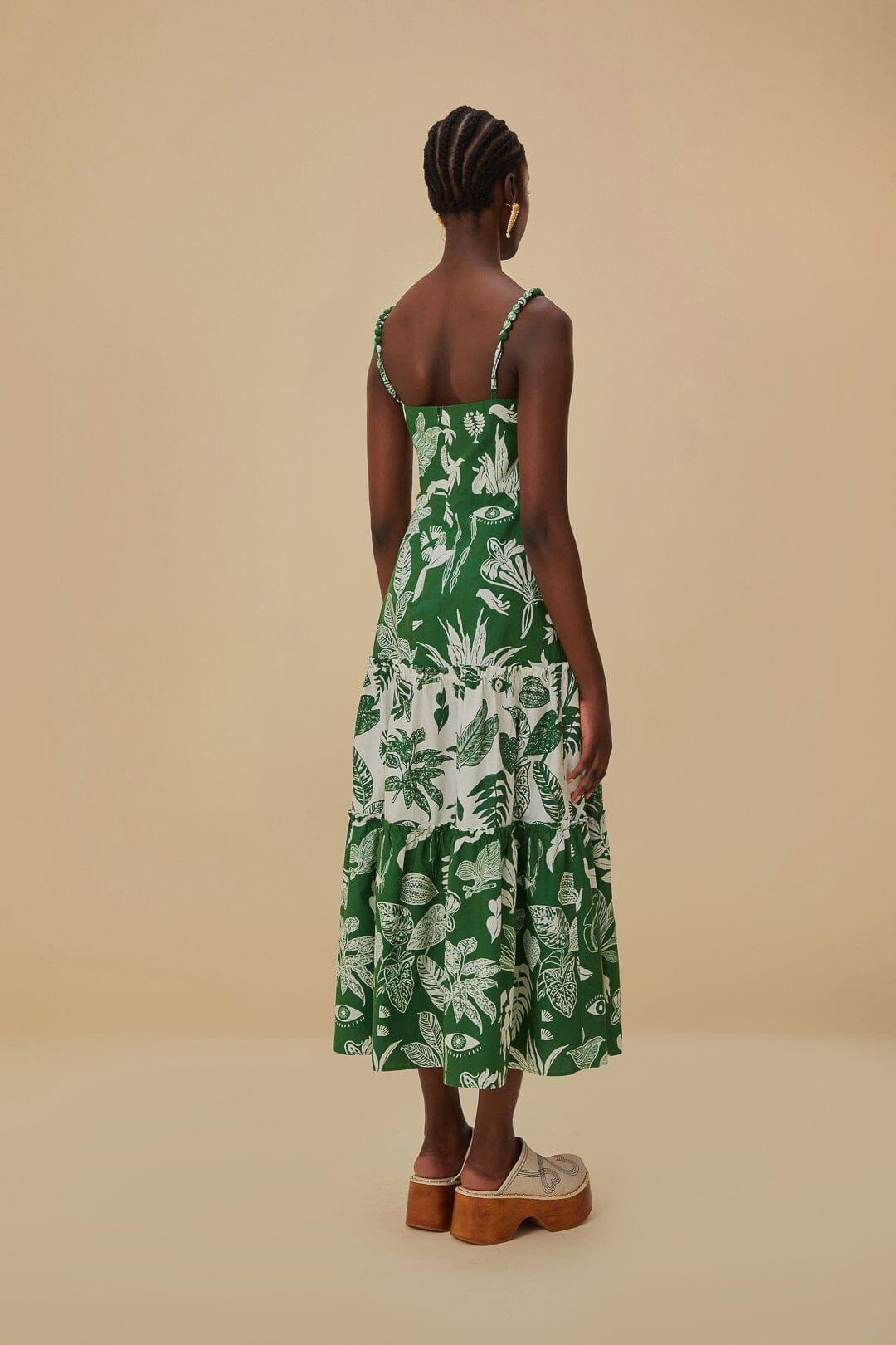 Forest Soul Mix Midi Dress Product Image