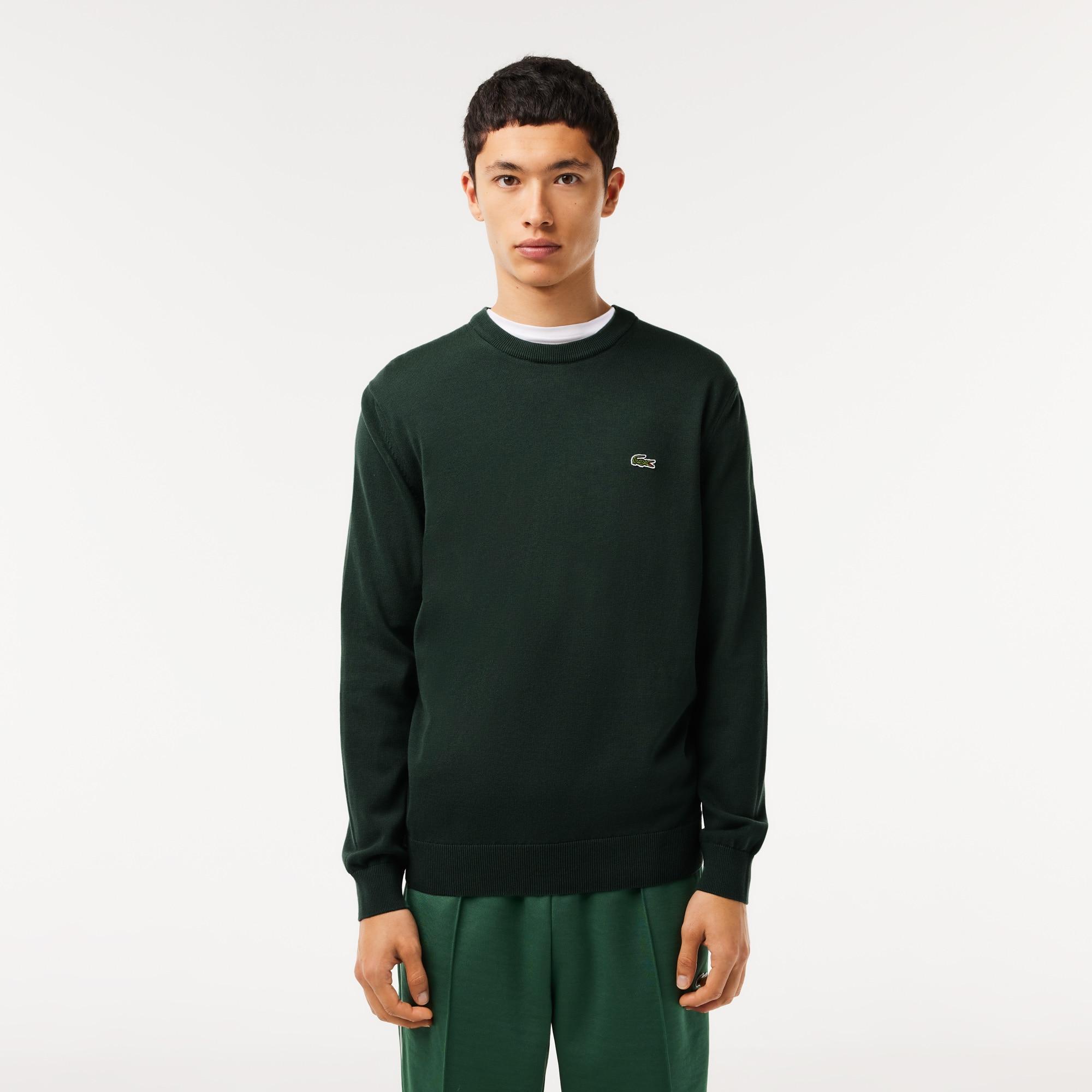 Men's Cotton Crew Neck Sweater Product Image