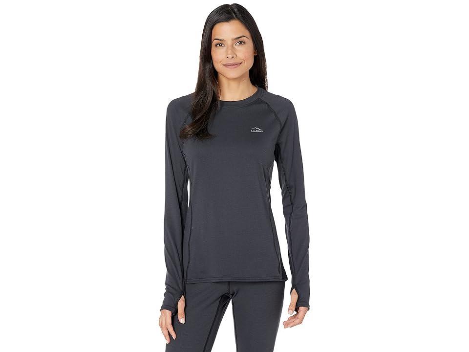 L.L.Bean Petite Midweight Baselayer Crew Long Sleeve Women's Clothing Product Image