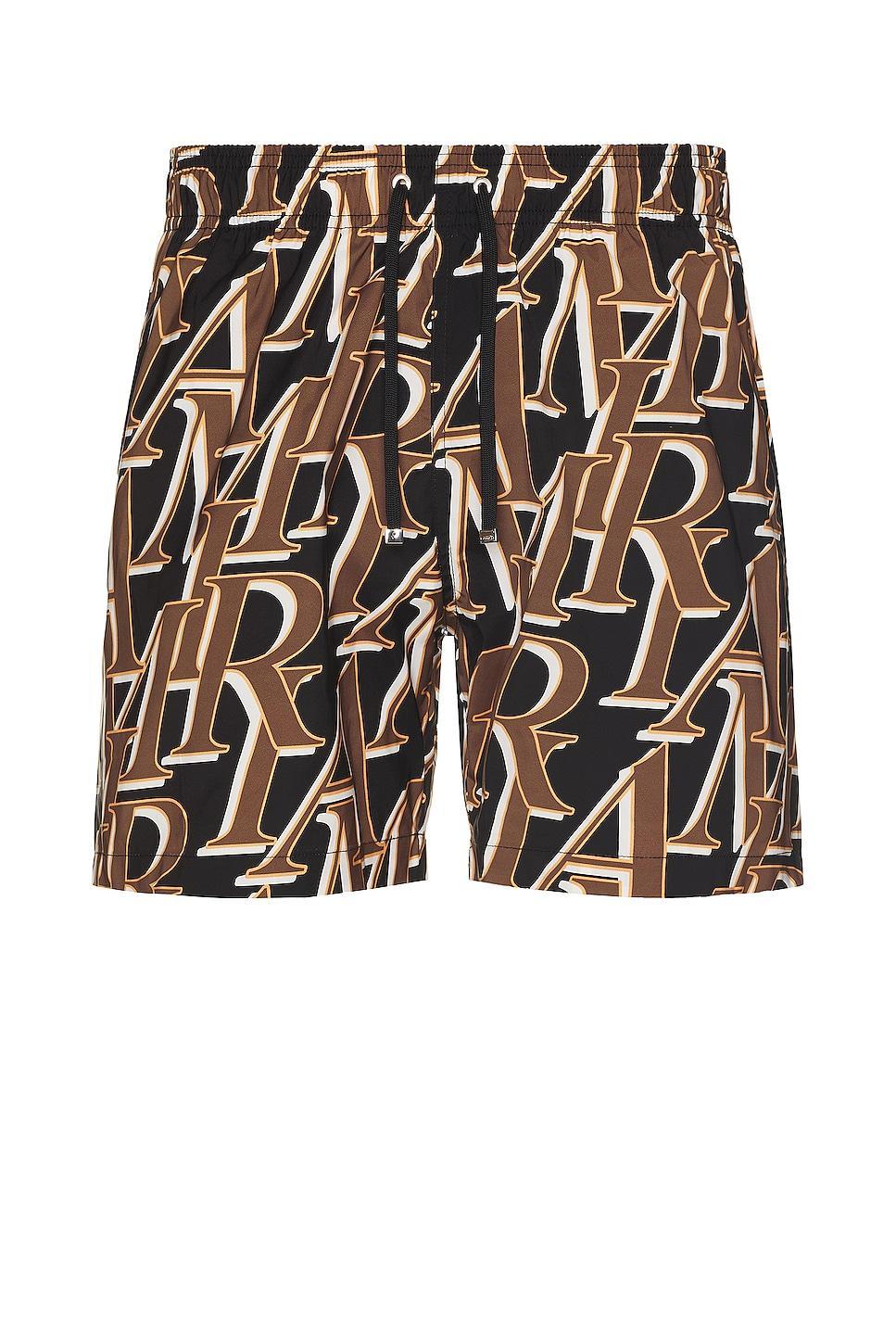 Amiri Stacked Print Swim Trunks Product Image