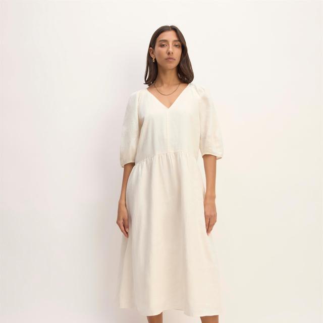 Womens Linen Oversized Puff-Sleeve Dress by Everlane Product Image