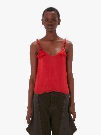 TASSEL STRAP CAMISOLE in red | JW Anderson US  Product Image