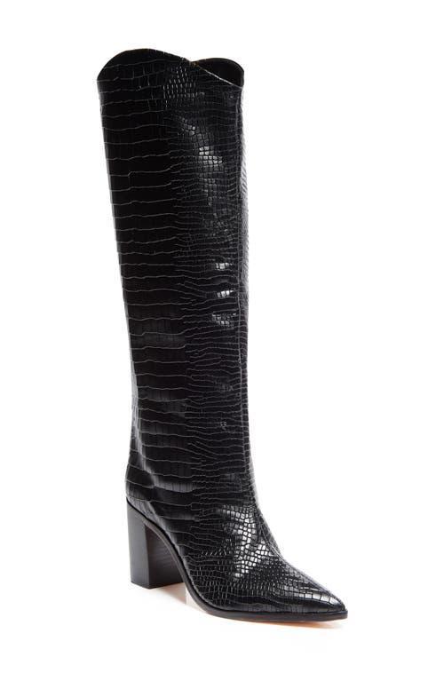 Stuart Weitzman Flare Block Heel Mid Calf Boot Product Image