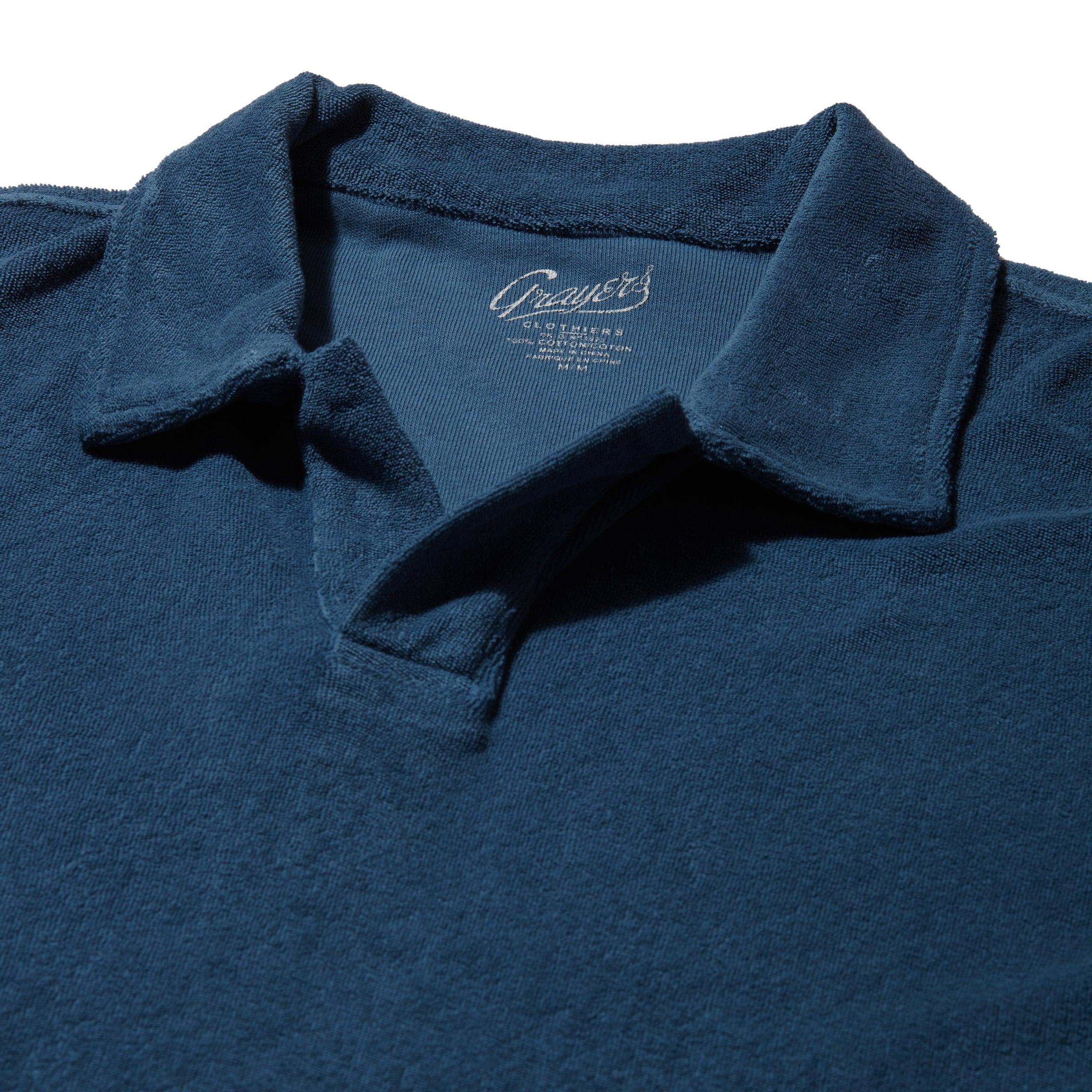 Riviera Terry Polo - Mallard Blue Product Image