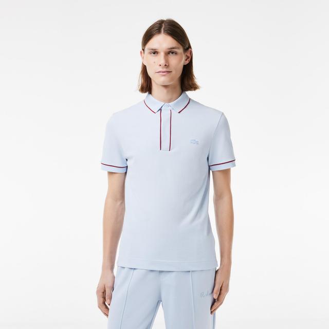 Smart Paris Stretch Cotton Contrast Trim Polo Shirt Product Image