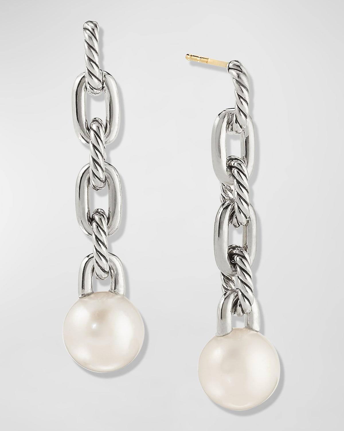 Womens DY Madison Pearl Chain Drop Earrings Product Image