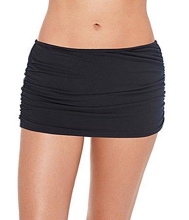 Magicsuit Solids Shirred Swim Skirt Product Image