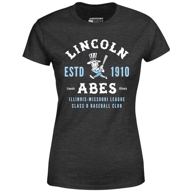 Lincoln Abes - Illinois - Vintage Defunct Baseball Teams - Women's T-Shirt Female Product Image