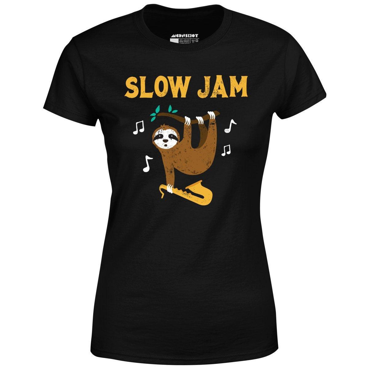 Slow Jam Sloth - Women's T-Shirt Female Product Image