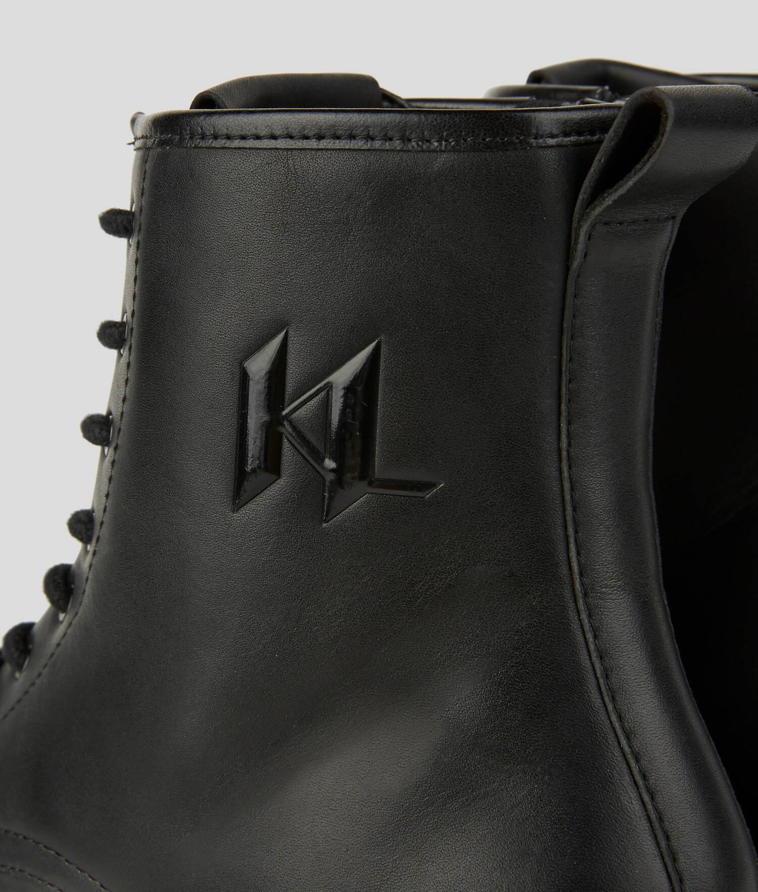 KL Monogram KOMBAT Lace Up Boots Product Image