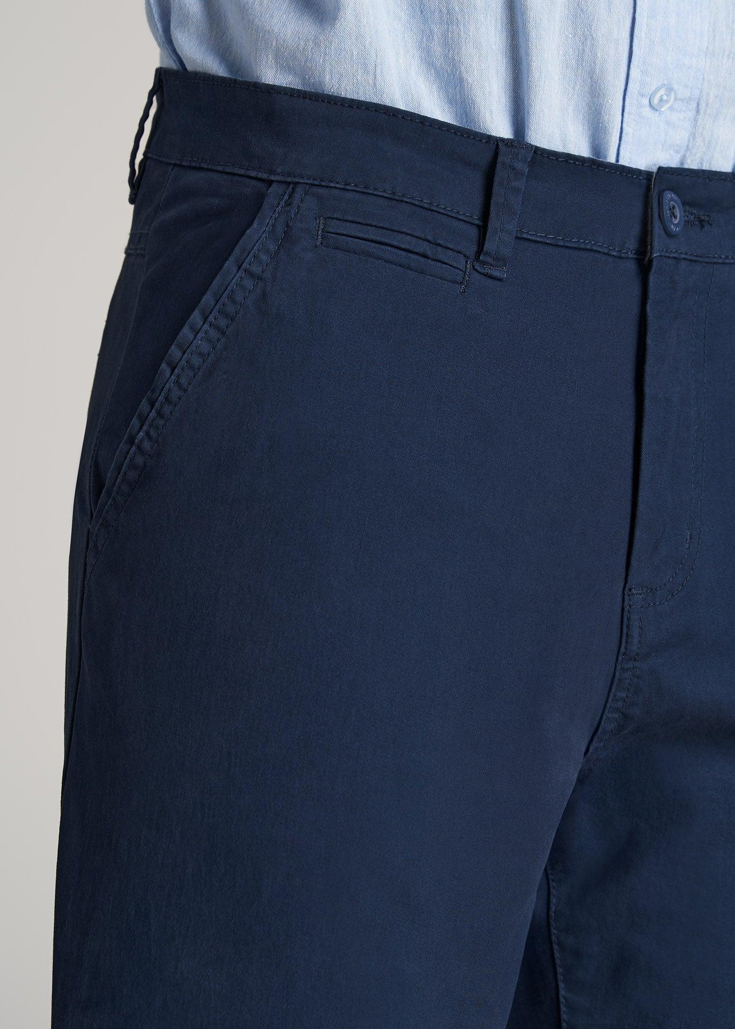 J1 STRAIGHT Leg Chinos in Marine Navy - Pants for Tall Men Product Image