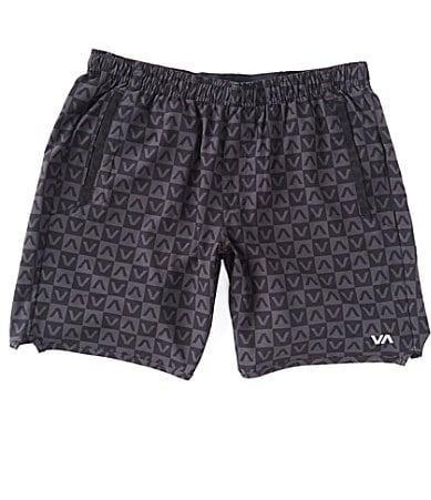 RVCA Yogger Performance Stretch 17 Outseam Print Walk Shorts Product Image