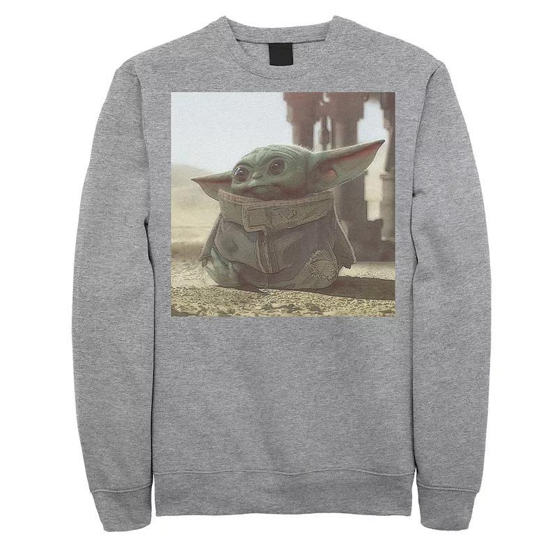 Mens Star Wars The Mandalorian The Child aka Baby Yoda Photograph Sweatshirt Product Image