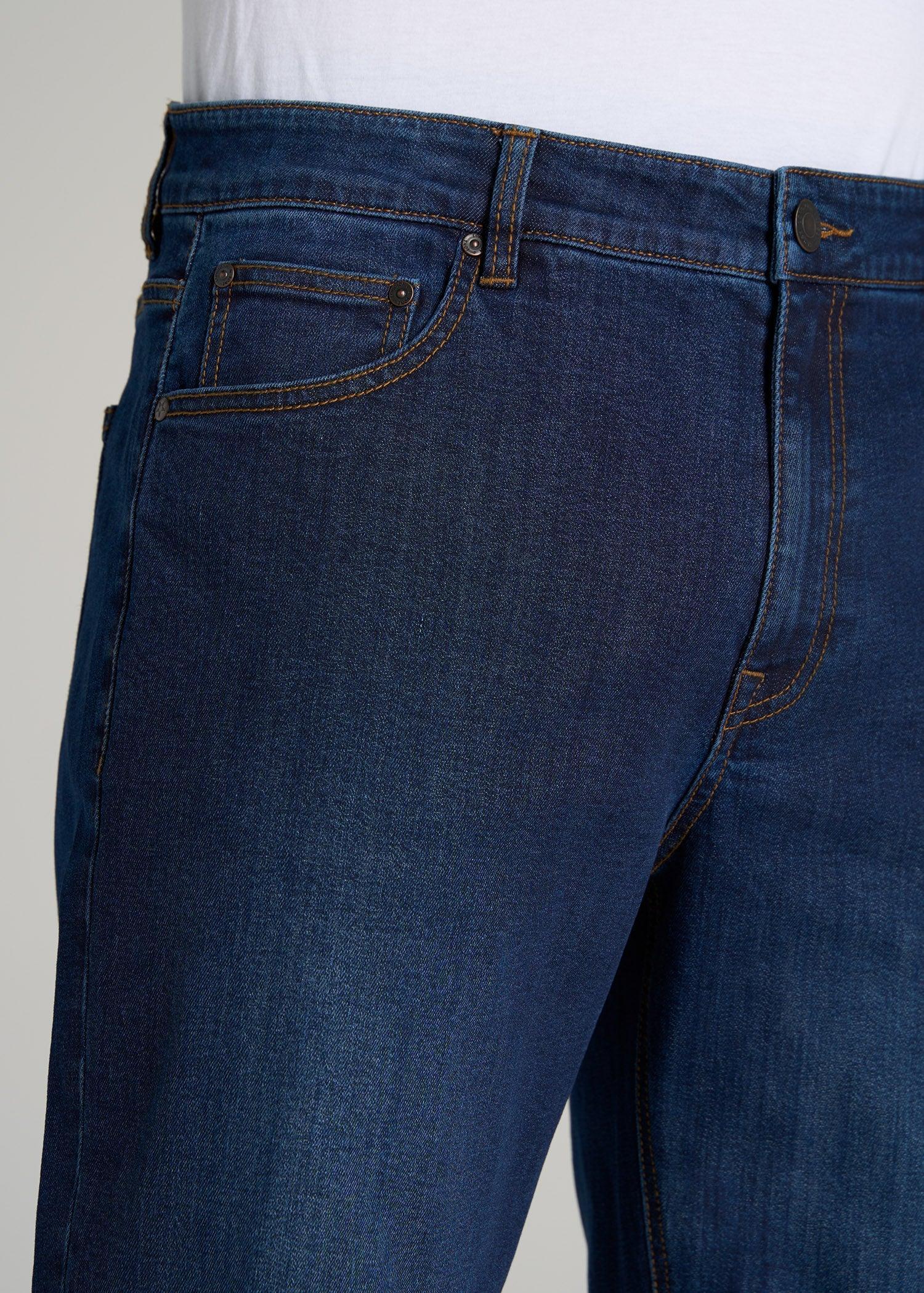 LJ&S STRAIGHT LEG Jeans for Tall Men in Charger Blue Male Product Image