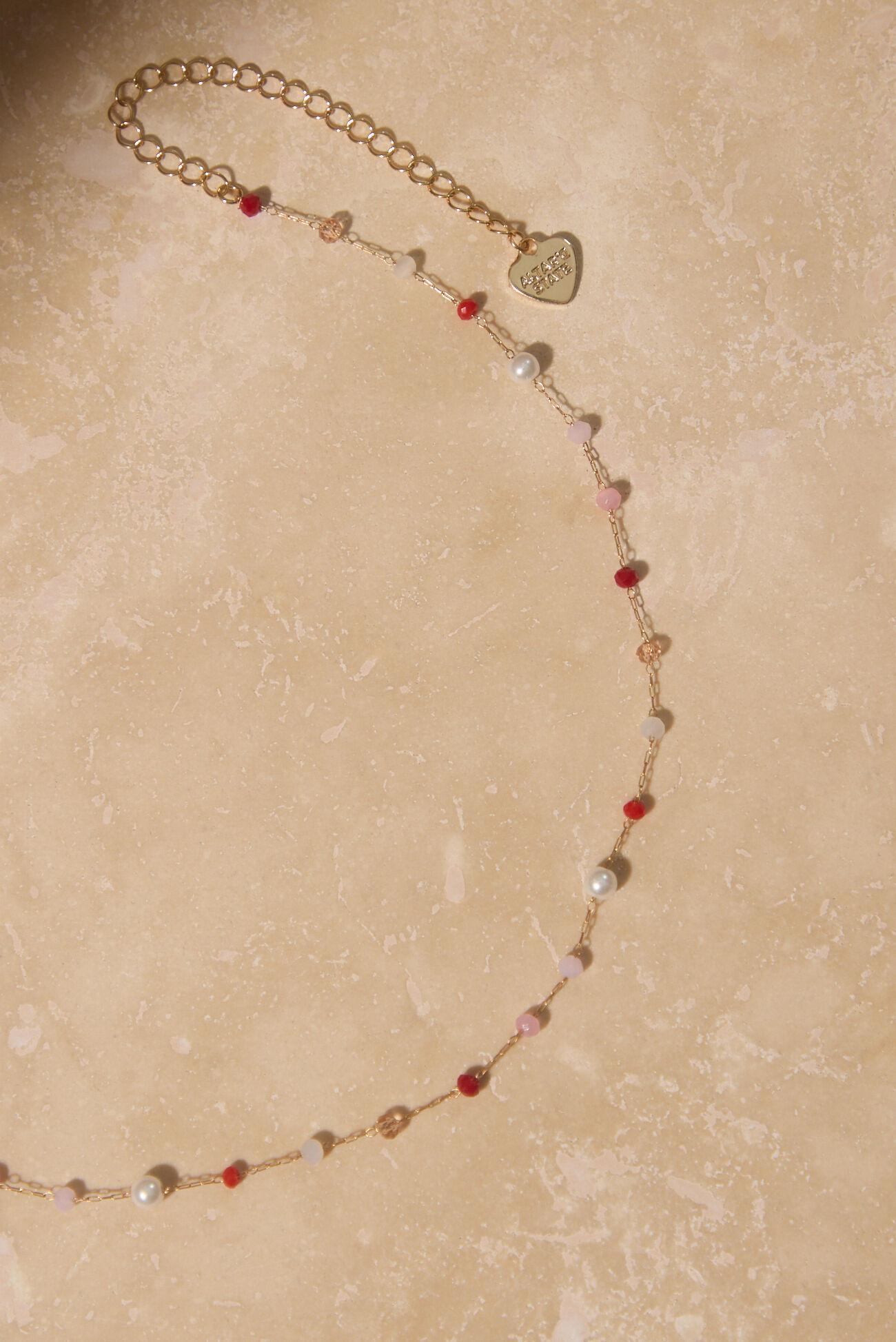 Dainty Chain Glass Bead Choker Product Image