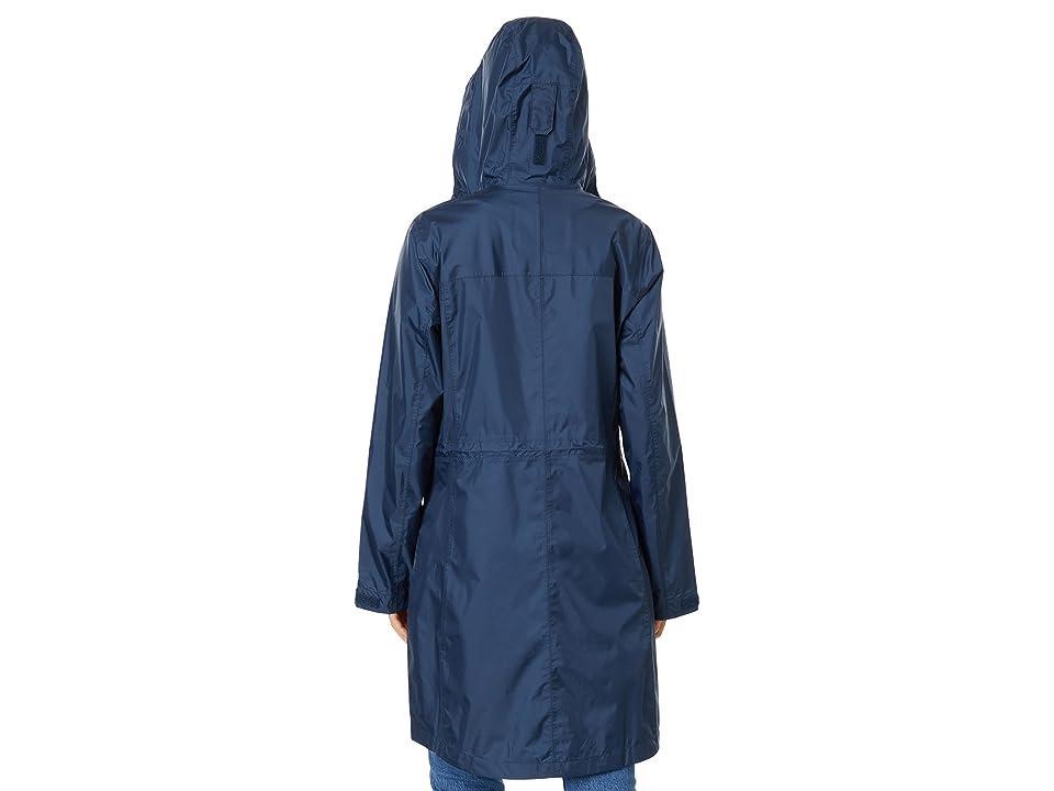 L.L.Bean Petite Trail Model Raincoat (Nautical ) Women's Clothing Product Image