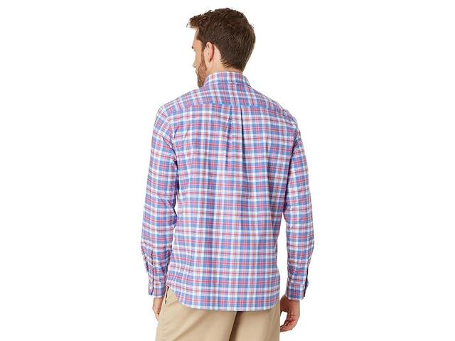 Vineyard Vines Plaid On-The-Go Brrr Shirt (Sailors ) Men's Clothing Product Image