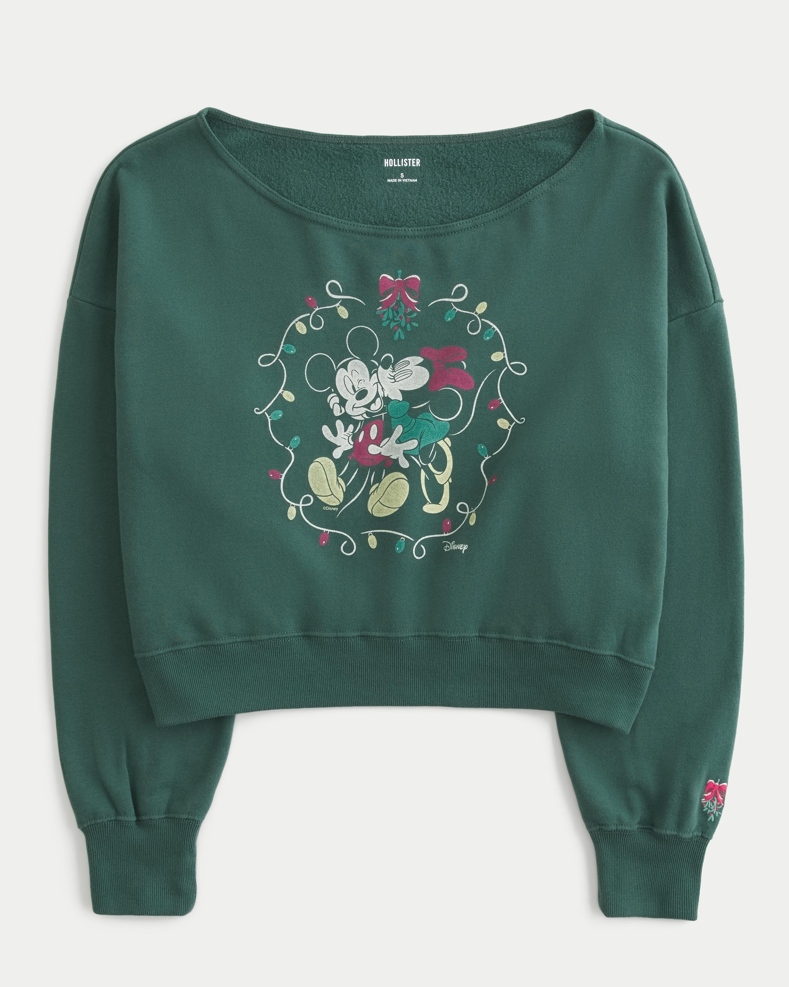 Mini Mickey and Minnie Mouse Graphic Sweatshirt Product Image