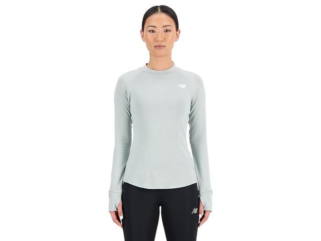 New Balance Q Speed 1NTRO Long Sleeve (Juniper) Women's Clothing Product Image