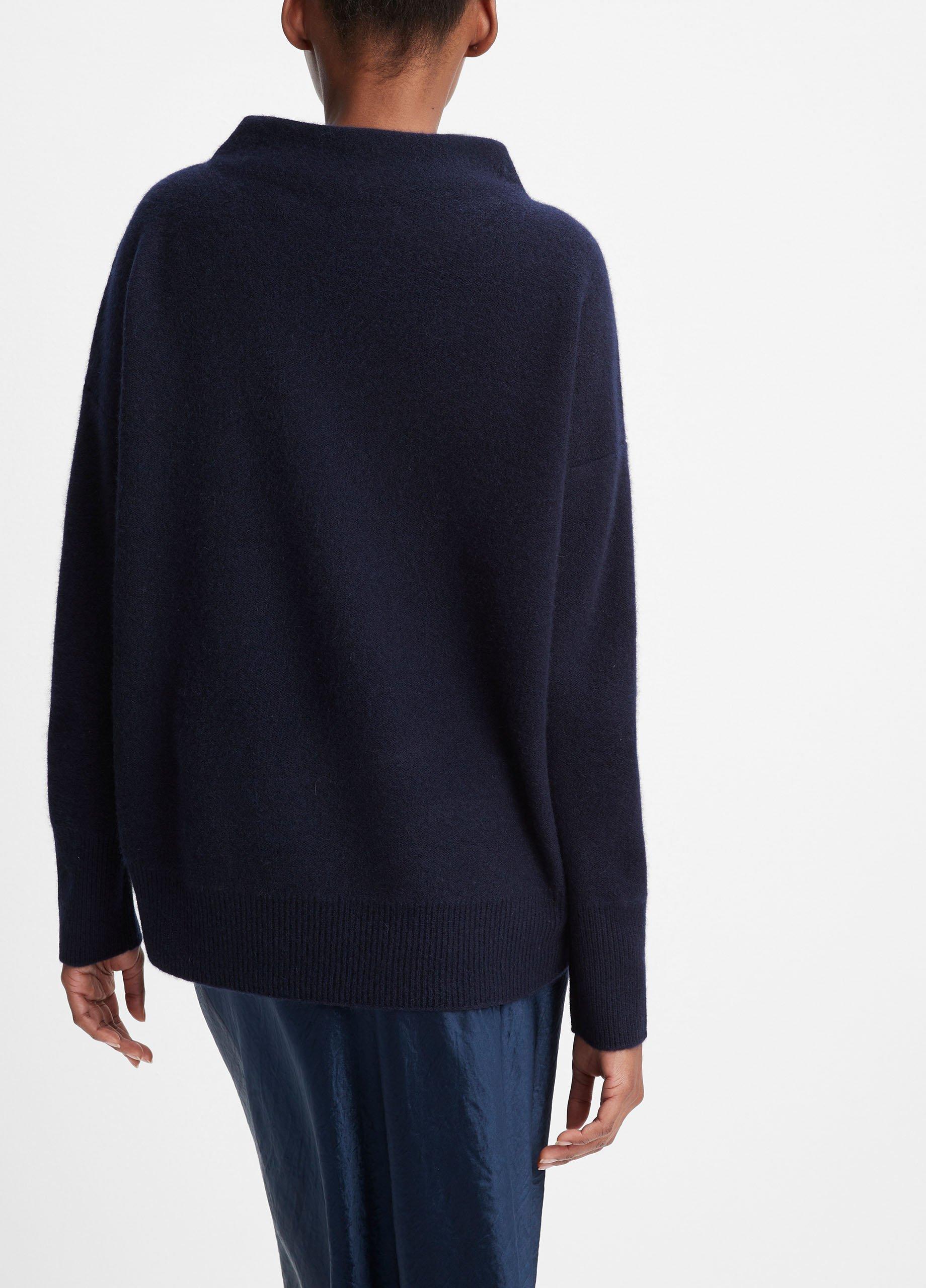 Plush Cashmere Funnel Neck Sweater Product Image