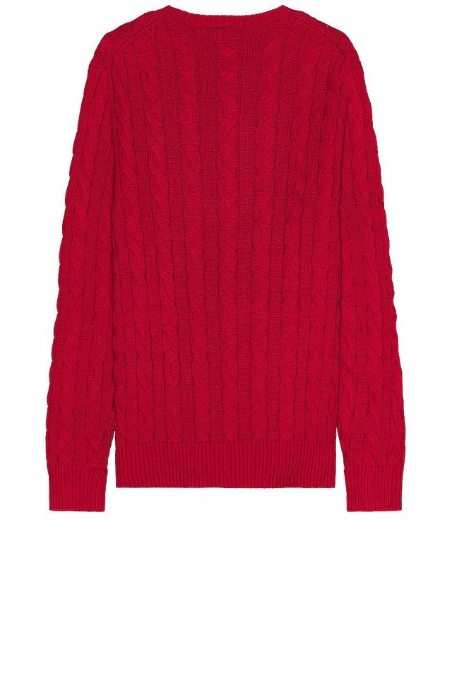 Polo Ralph Lauren Long Sleeve Sweater in Park Avenue Red - Red. Size M (also in L). Product Image