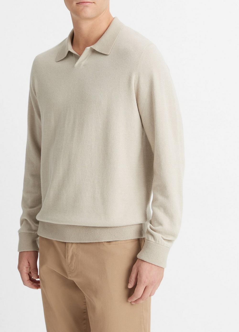 Birdseye Johnny Collar Sweater Product Image