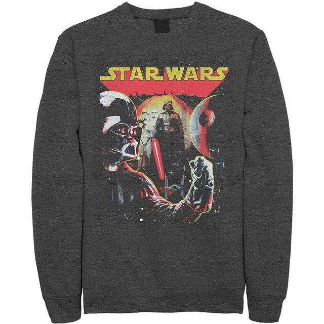 Mens Star Wars Darth Vader Collage Of Views Sweatshirt Blue Product Image