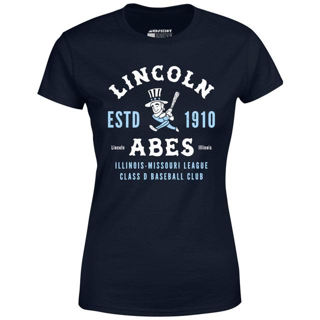 Lincoln Abes - Illinois - Vintage Defunct Baseball Teams - Women's T-Shirt Female Product Image