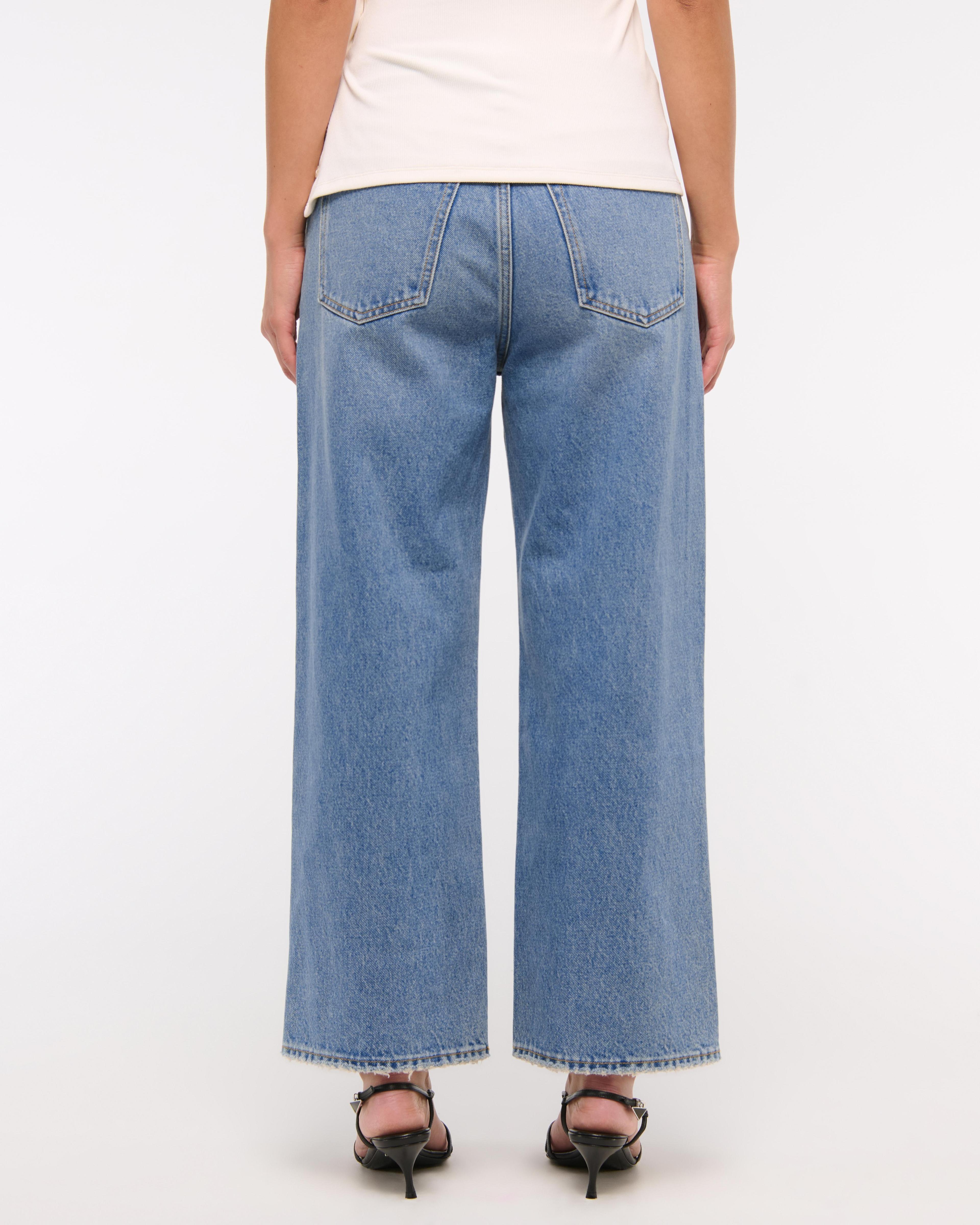 Mid Rise Cropped Slouchy Jean Product Image