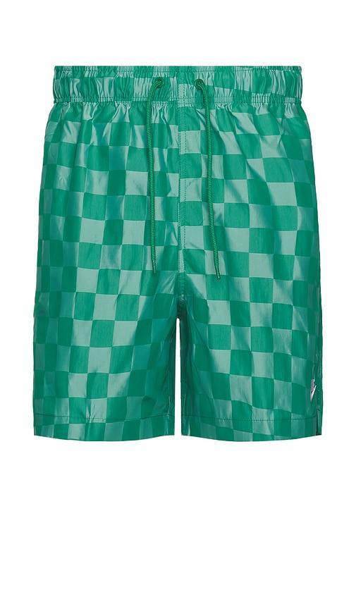 Mens  Club Flow Shorts In White/malachite Product Image