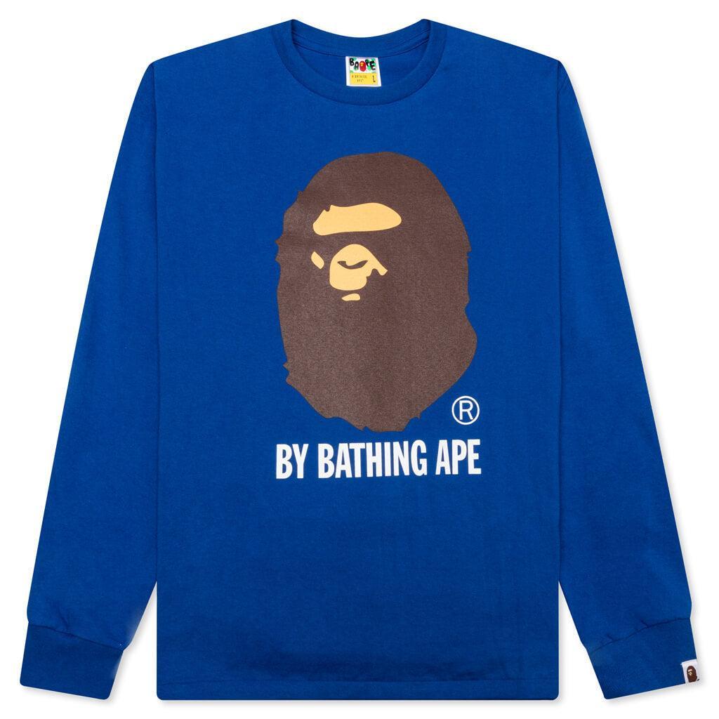 By Bathing Ape L/S Tee - Blue Male Product Image