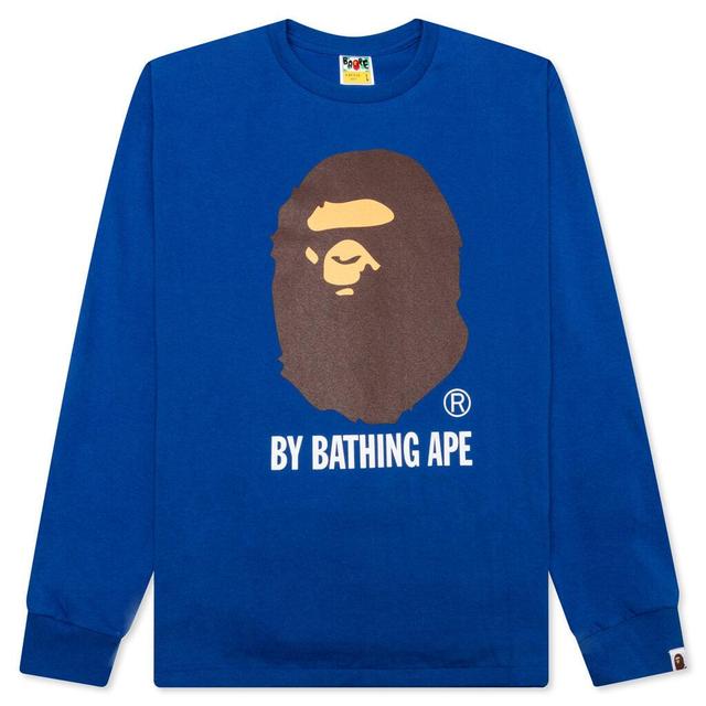 By Bathing Ape L/S Tee - Blue Male Product Image