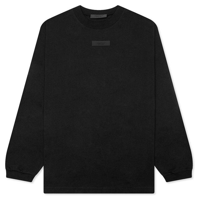 Essentials L/S Tee - Black Male Product Image