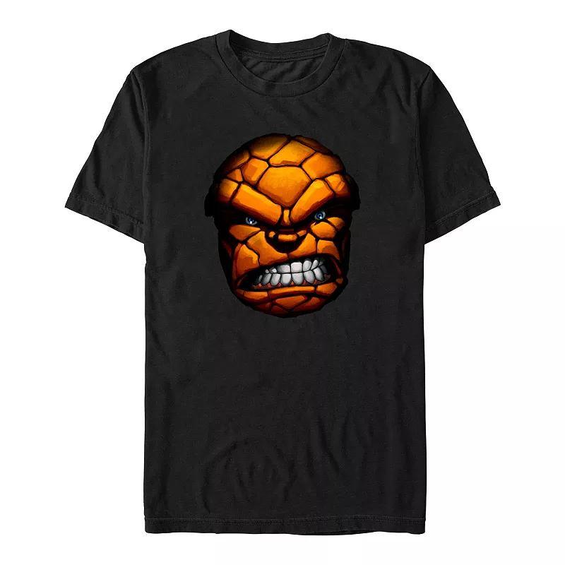 Big & Tall Marvel Fantastic Four The Thing Angry Face Graphic Tee, Mens Product Image