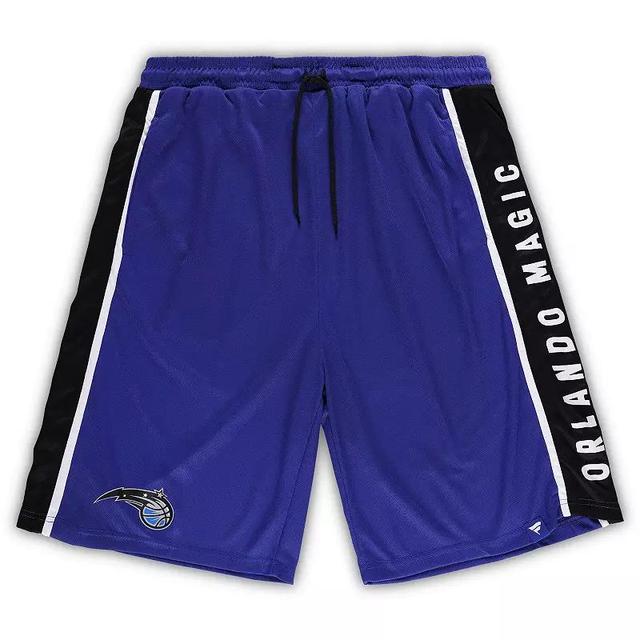 Mens Fanatics Branded Blue Orlando Magic Big & Tall Referee Iconic Mesh Shorts Product Image