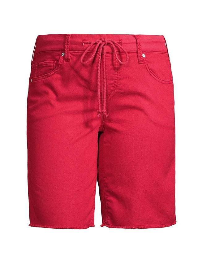 Womens Mid-Rise Bermuda Shorts Product Image