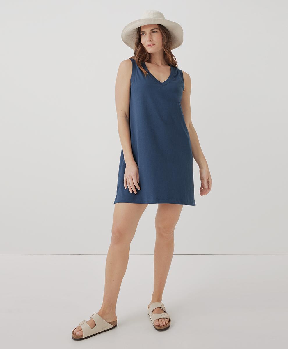 Pact Womens Softspun A-Line Tank Dress Product Image