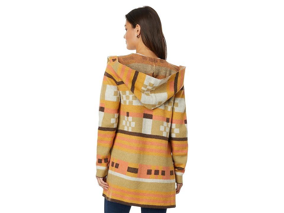 Toad&Co Merino Heartfelt Hoodie (Papaya) Women's Sweater Product Image