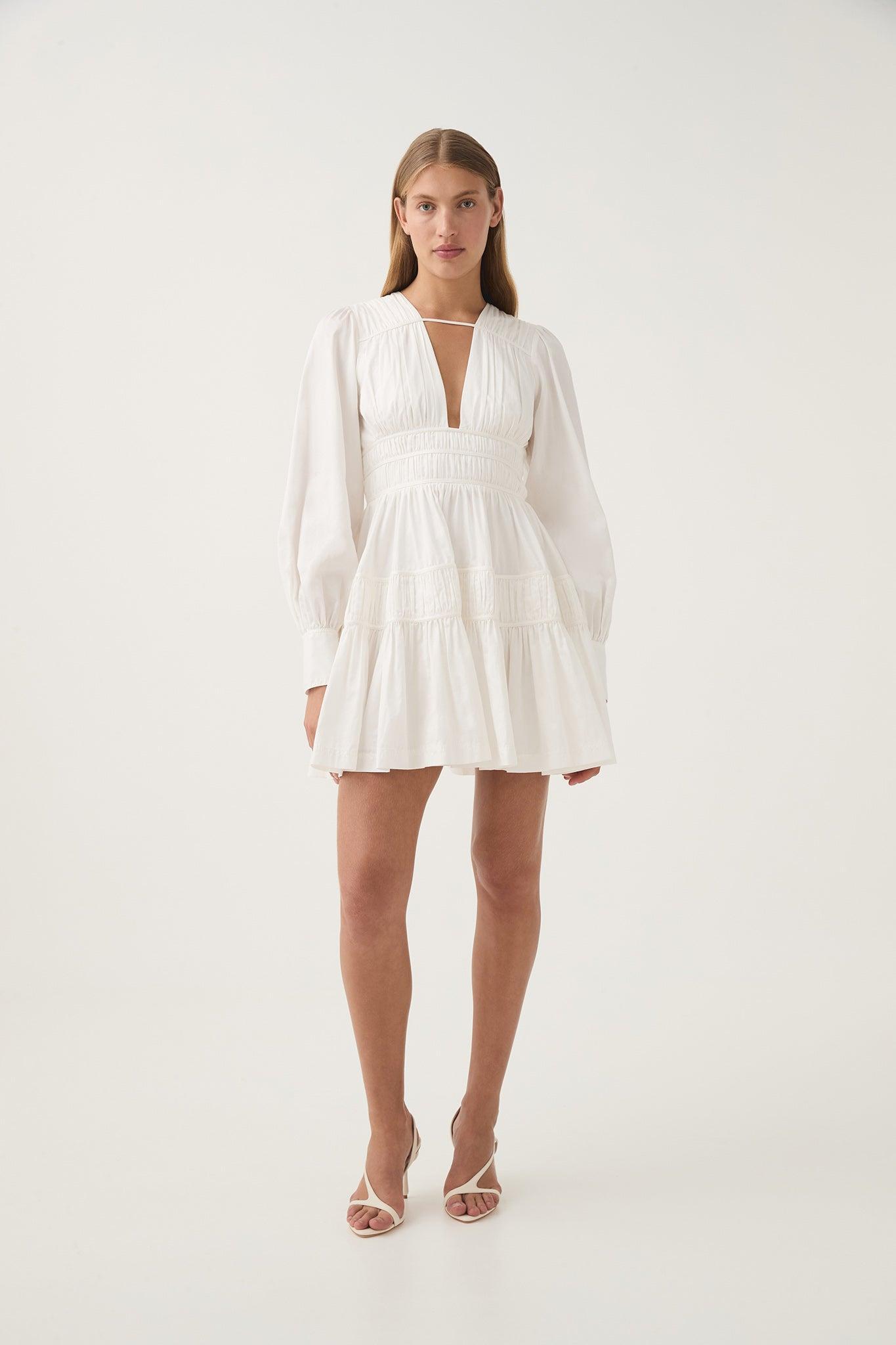 Fallingwater Ruched Mini Dress Product Image