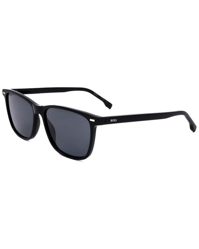 HUGO BOSS Men's Boss1554 56mm Sunglasses In Black Product Image