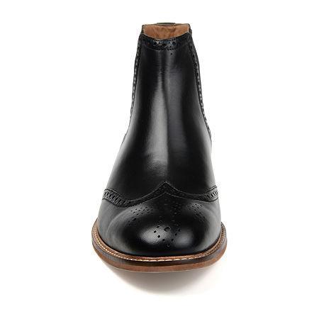 Thomas & Vine Watson Mens Wingtip Chelsea Boots Black Product Image