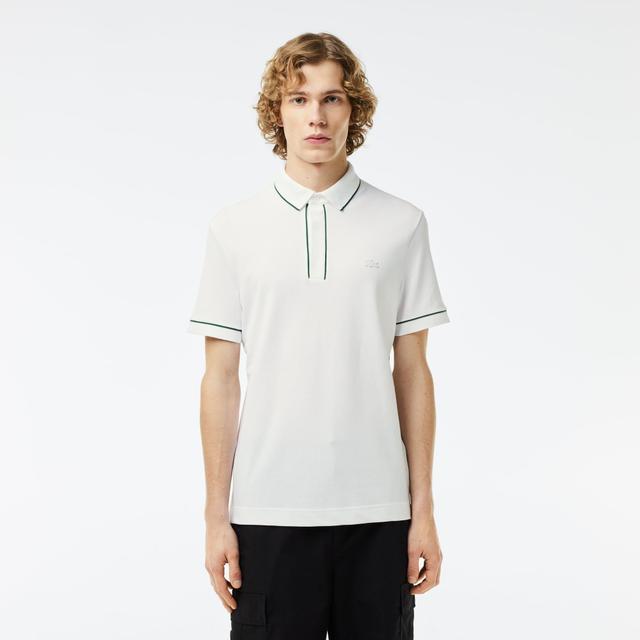 Smart Paris Stretch Cotton Contrast Trim Polo Shirt Product Image