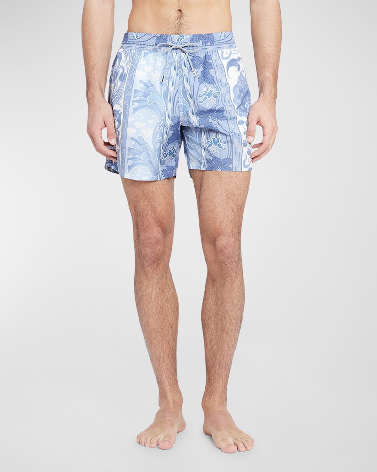 Mens Roma Paisley Swim Trunks Product Image