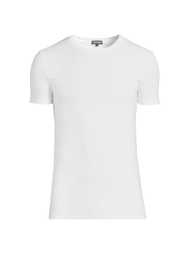 Mens Cotton Crewneck T-Shirt Product Image