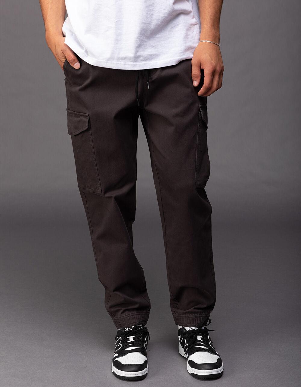 RSQ Mens Twill Cargo Jogger Pants Product Image