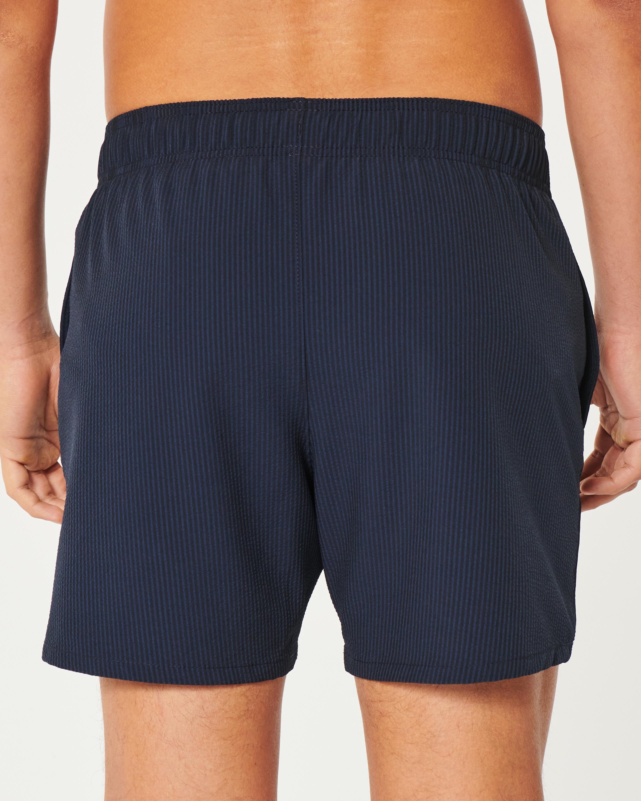 Seersucker Guard Swim Trunks 5" Product Image