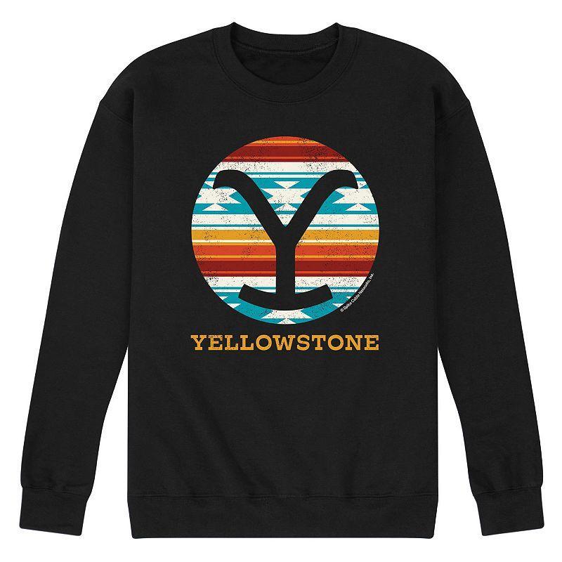 Mens Yellowstone Western Blanket Sweatshirt Product Image