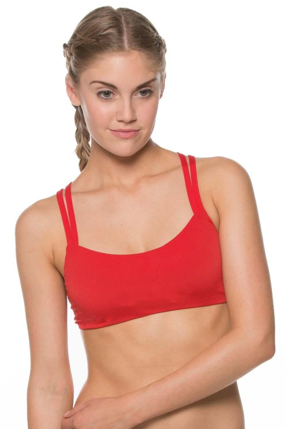 Fendrick Bikini Top - Red Female Product Image